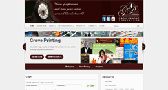 Desktop Screenshot of groveprinting.com